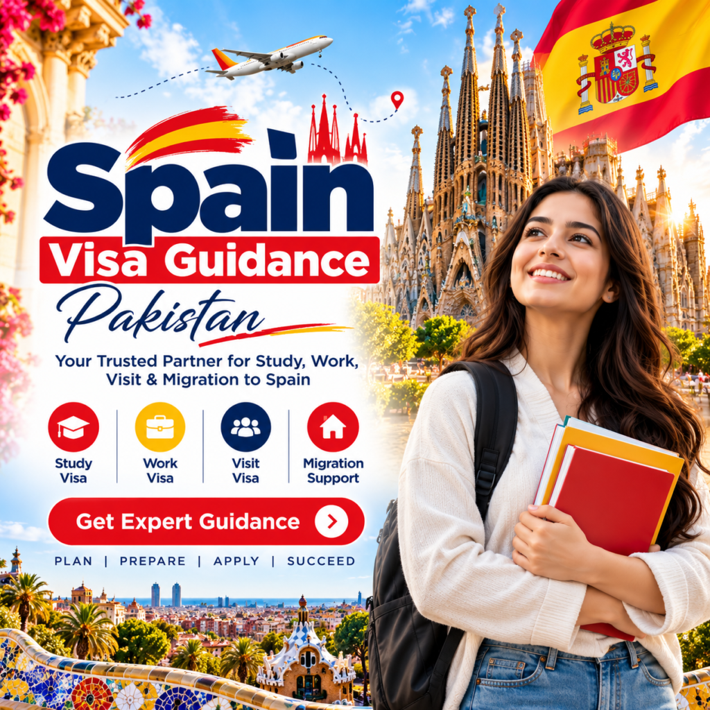 Spain Visa Guidance Pakistan
