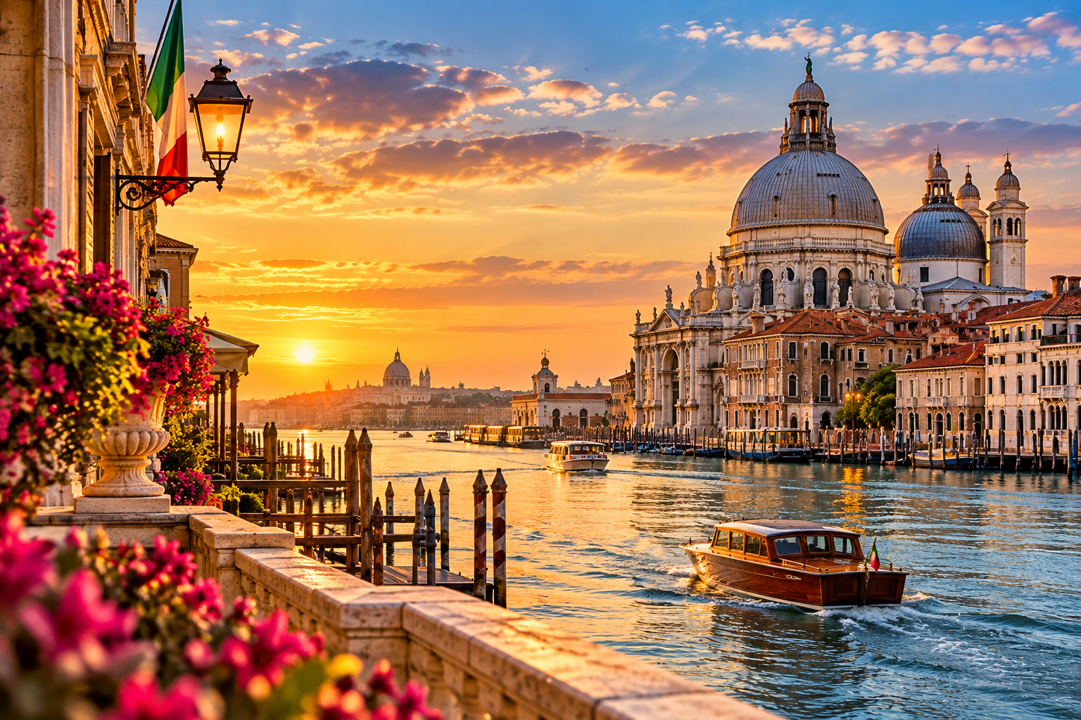 Beautiful view of Italy